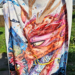 Plaid illustré Amandine Jung